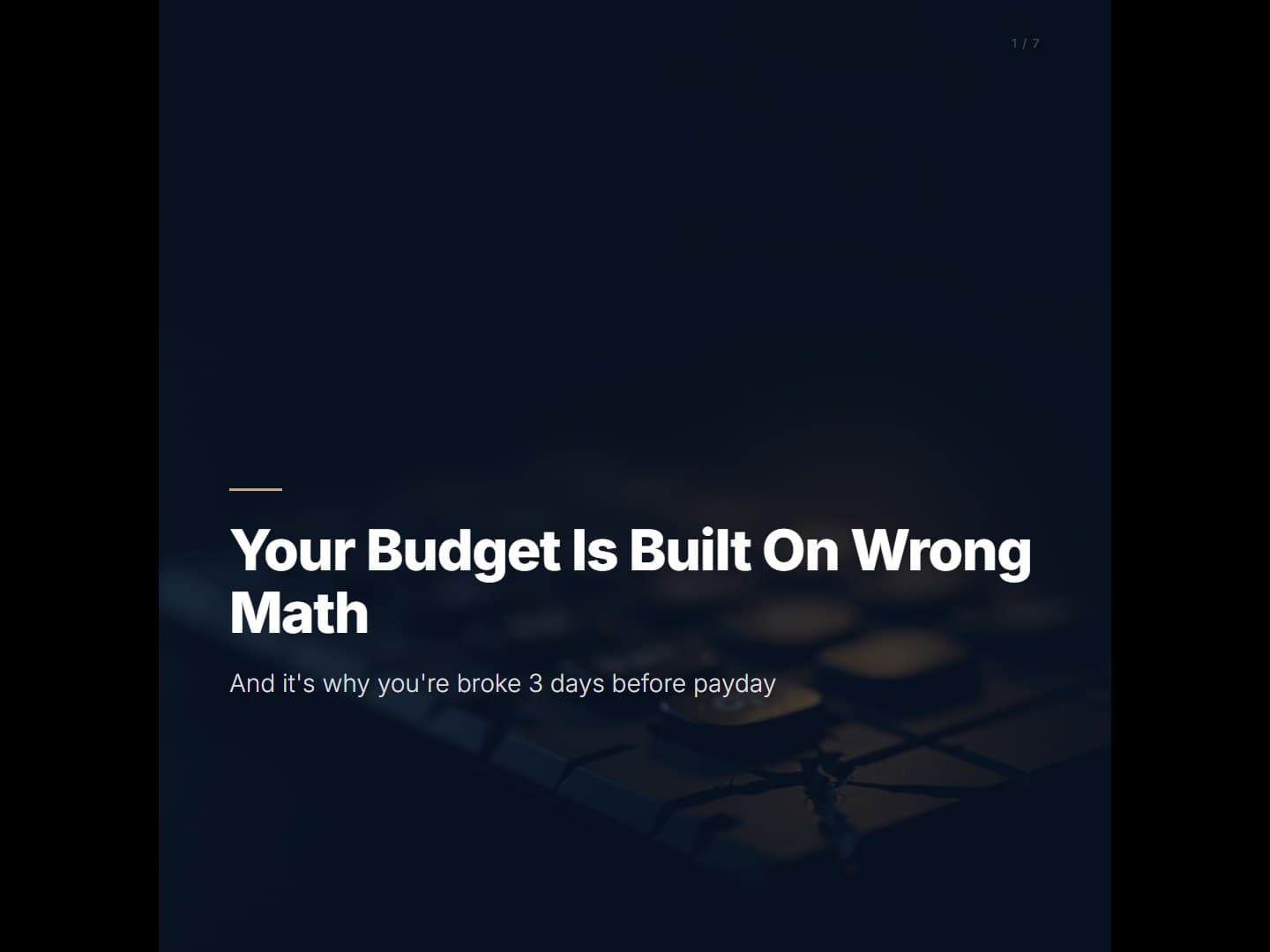 Wrong Math